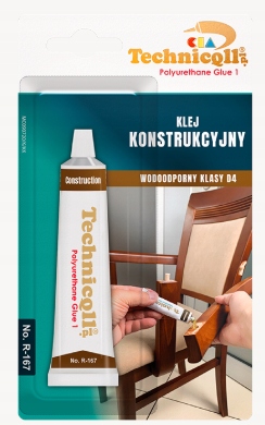 Technicqll R-167 Klej konstrukcyjny wodoodporny klasy D4, bezbarwny 20ml