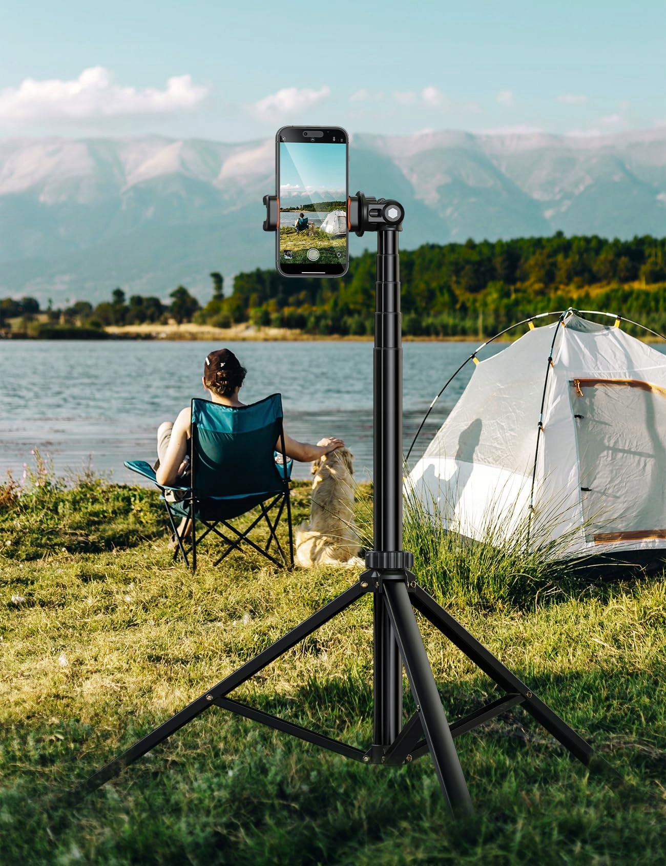 YUMAZLA Statyw Selfie Stick 180cm Do Smartfonów iPhone Samsung — miniatura 4