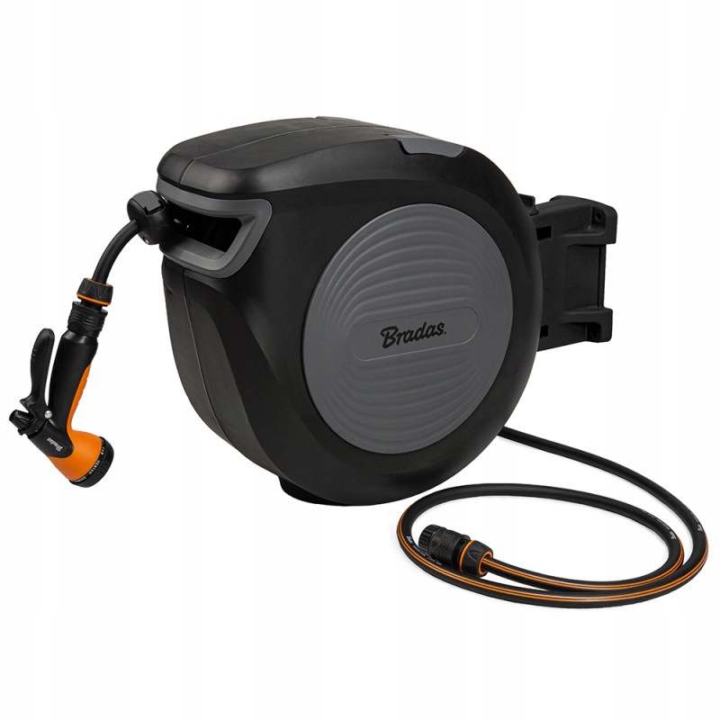 Wąż ogrodniczy Bradas Black line 1/2", 20m z bębnem automatycznym