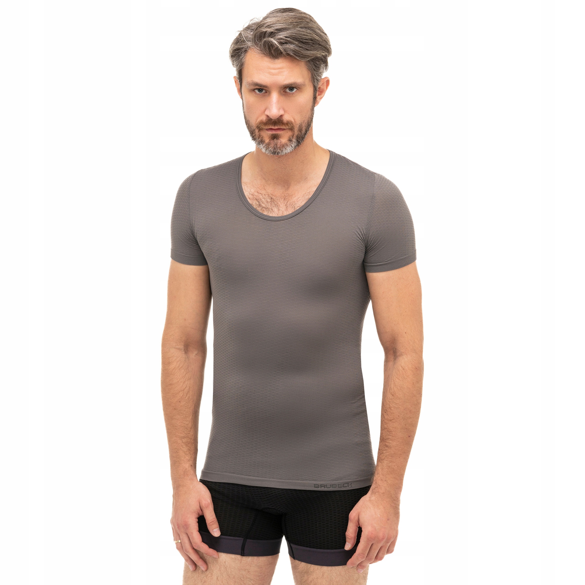 Koszulka termoaktywna Brubeck Base Layer UNISEX Potówka z krótkim rękawem M Rozmiar M