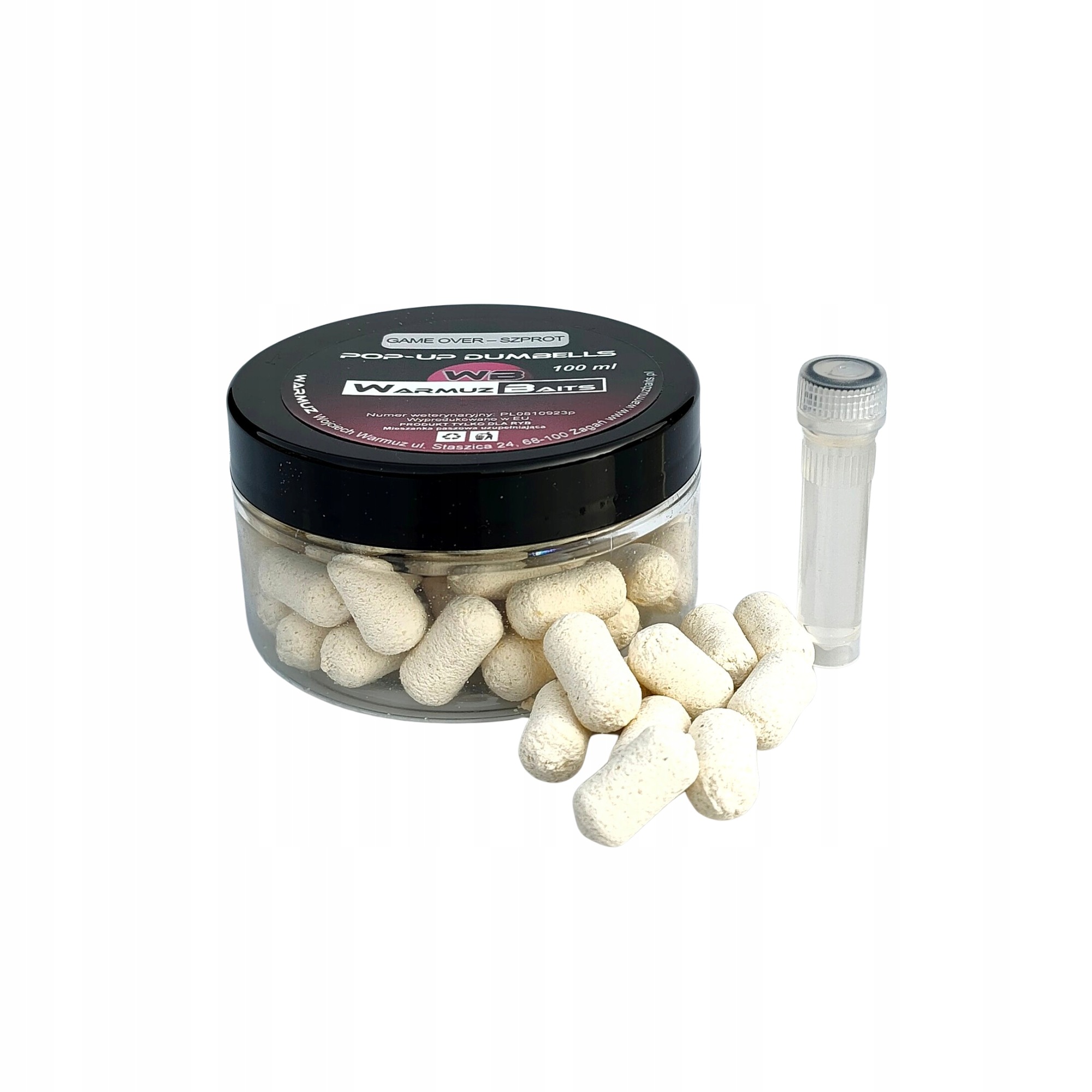 Kulki Pop Up Dumbells Warmuz Baits Game Over Szprot 10mm Plus Dopalacz