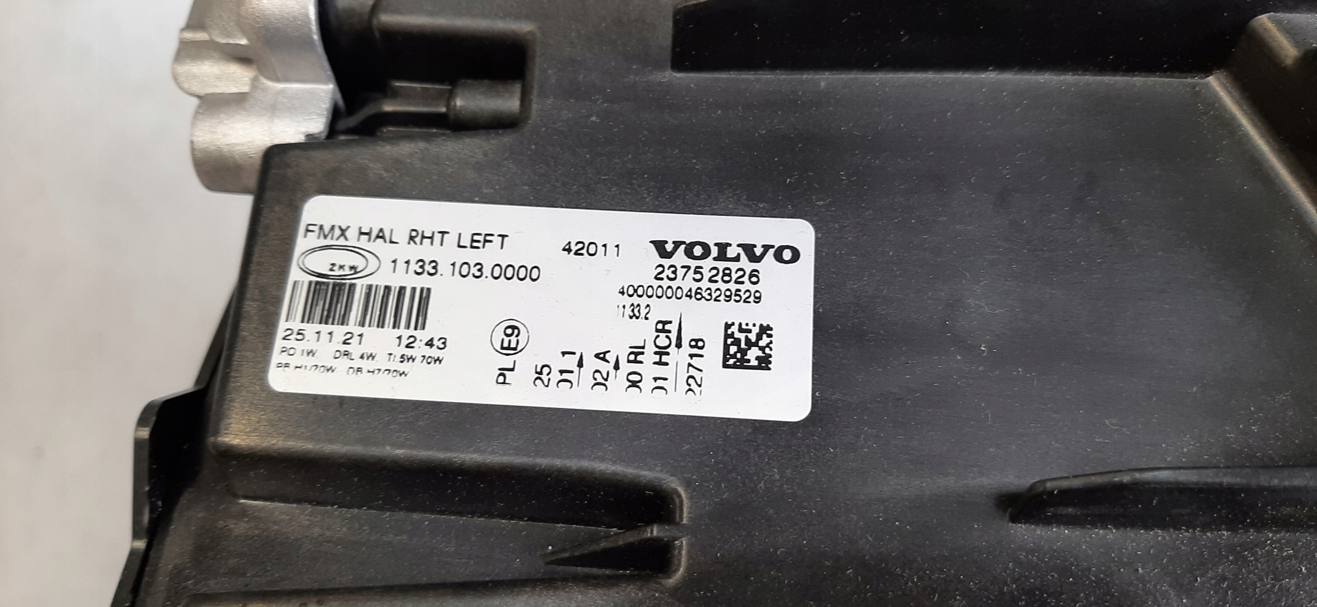 Reflektory VOLVO FMX FULL LED 11331030000 208 Rodzaj świateł mijania LED