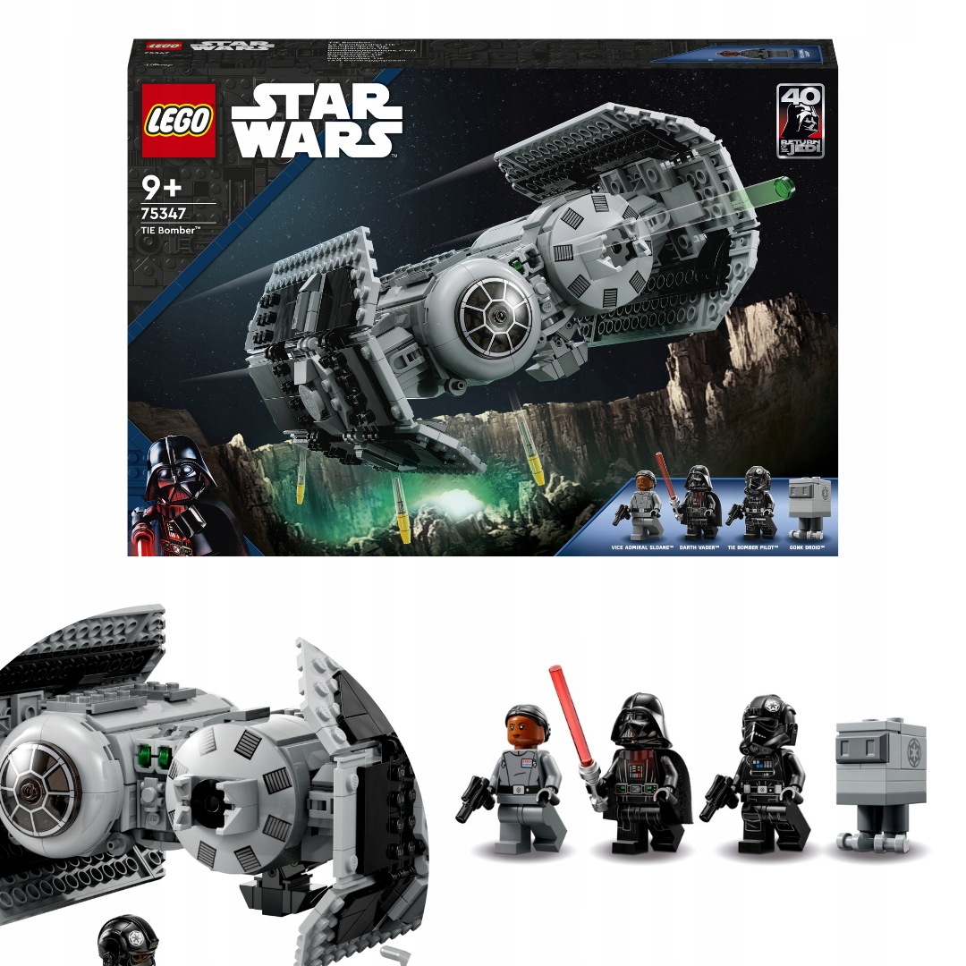 

Lego Star Wars Bombowiec Tie Bomber Klocki 625 el