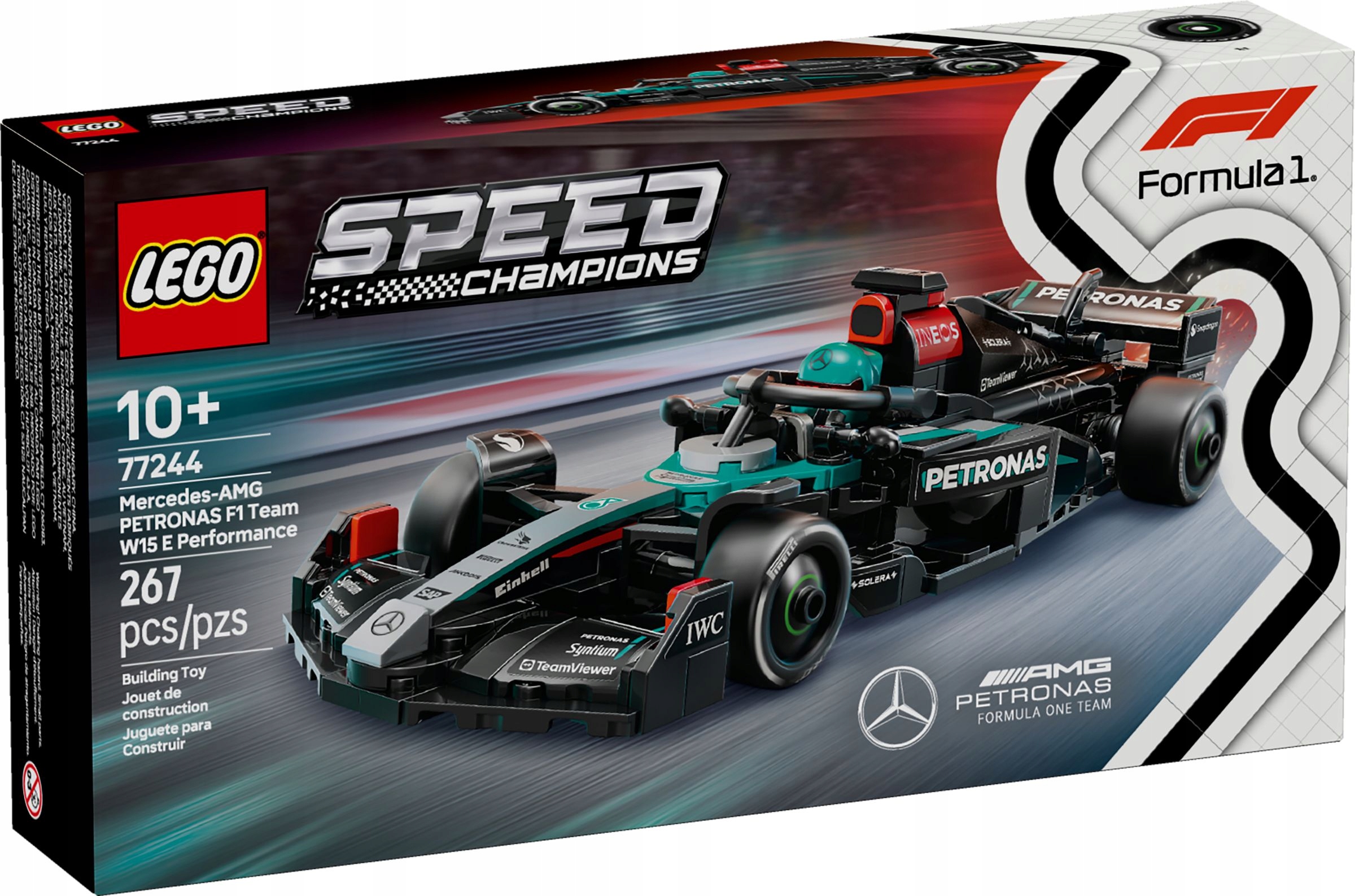 Lego Speed Champions 77244 Formule Mercedes-amg F1