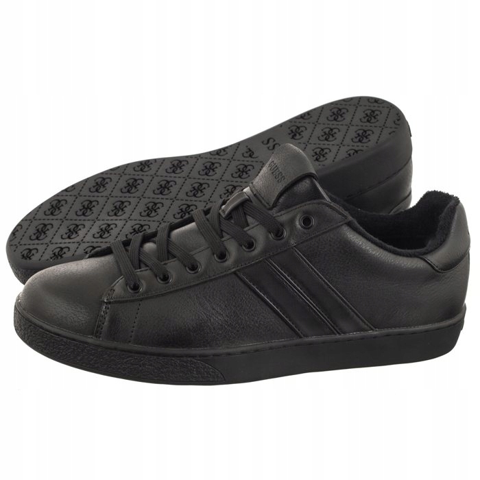 Tenisky Polobotky Pánské Guess Nola II Fmjnii Black Černé