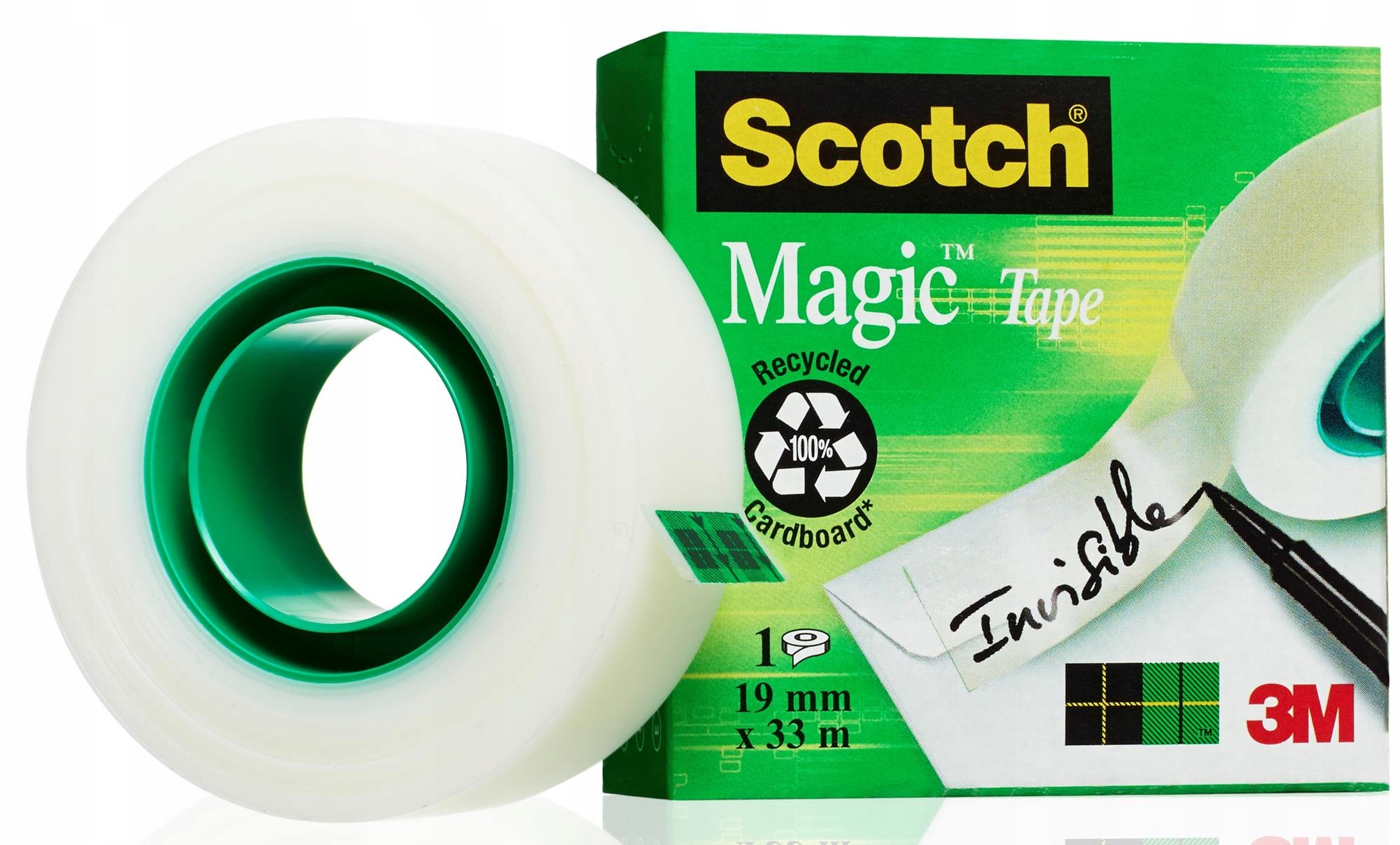 

Taśma klejąca Scotch Magic 19mmx33m niewidoczna
