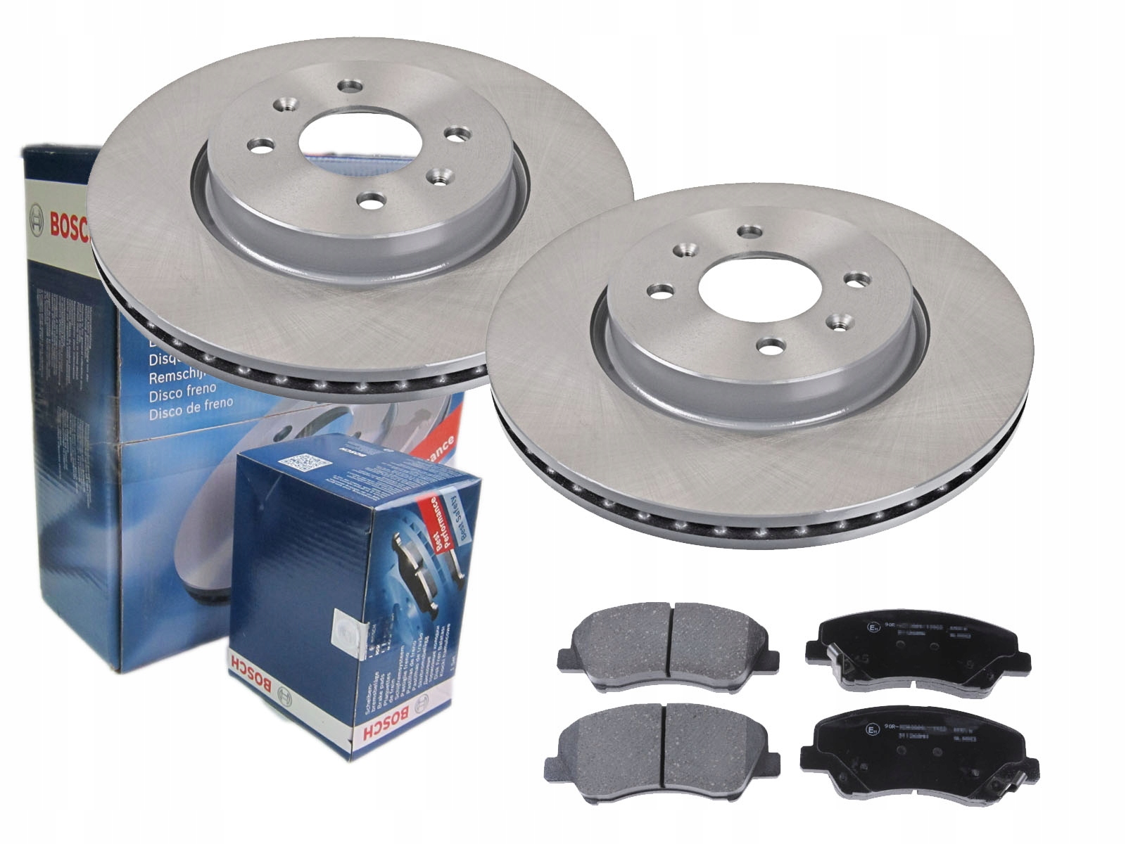 ДИСКИ КОЛОДКИ BOSCH ПЕРЕДНИЕ KIA RIO STONIC 280MM