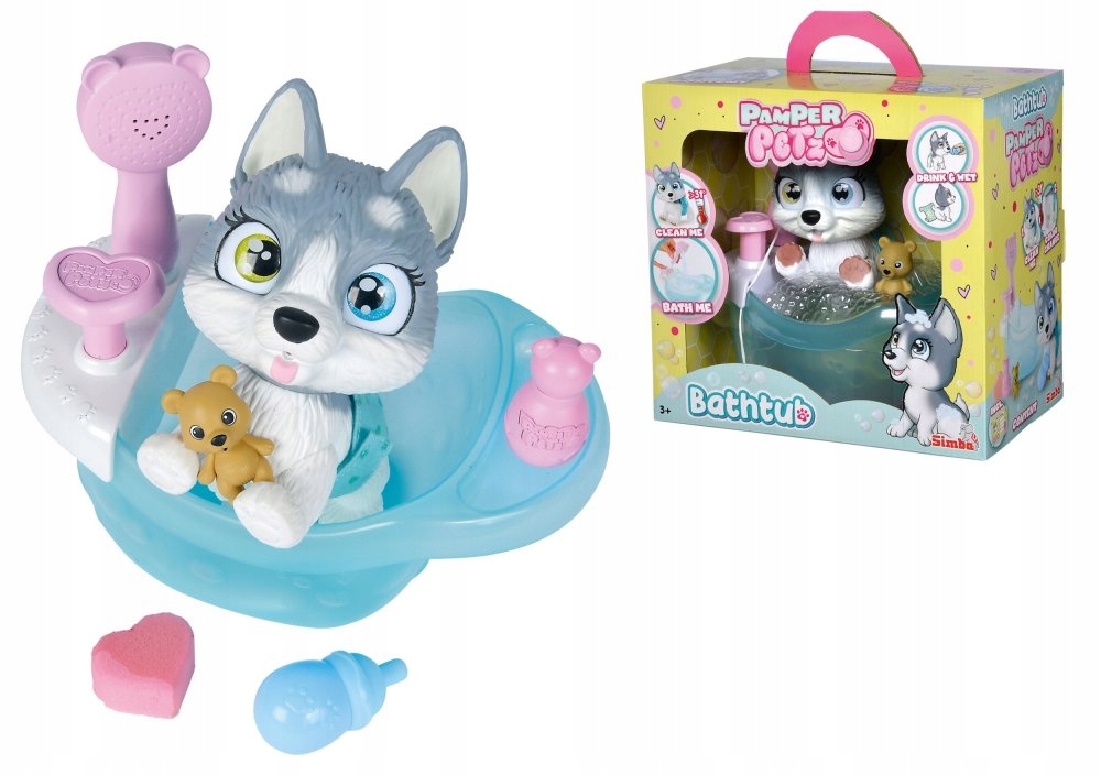 Peluche Stitch Pamper Petz Gatito Interactivo Mascota Que Bebe