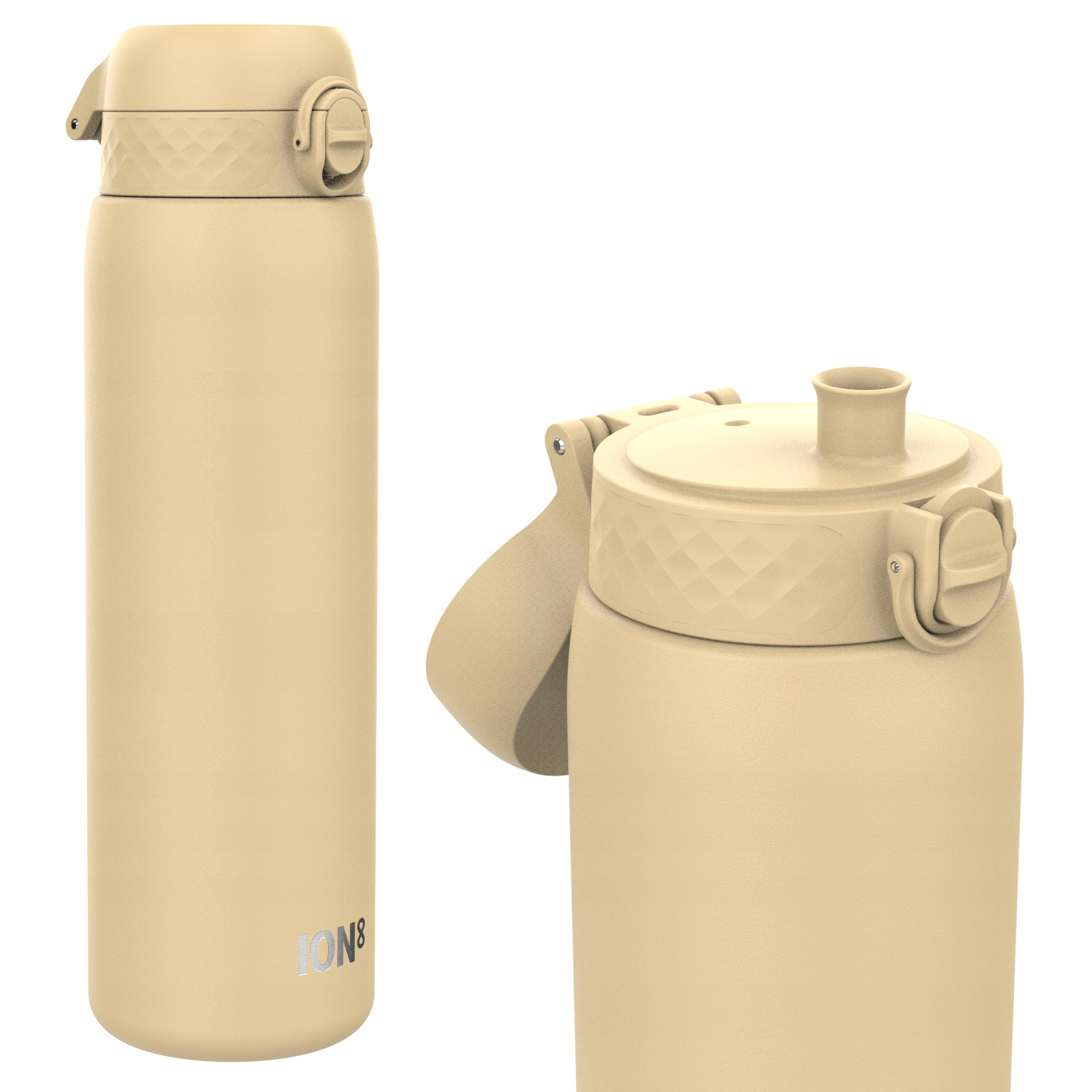 Stalowy Bidon Sportowy Nierdzewny Lekki Twardy Krótki Ustnik 1,2 L