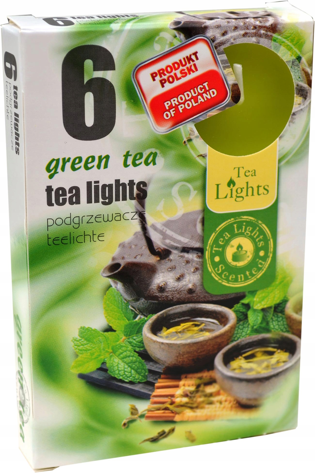 

Świeca-tea Lights Zapachowa 6 szt. Zielona Herbata
