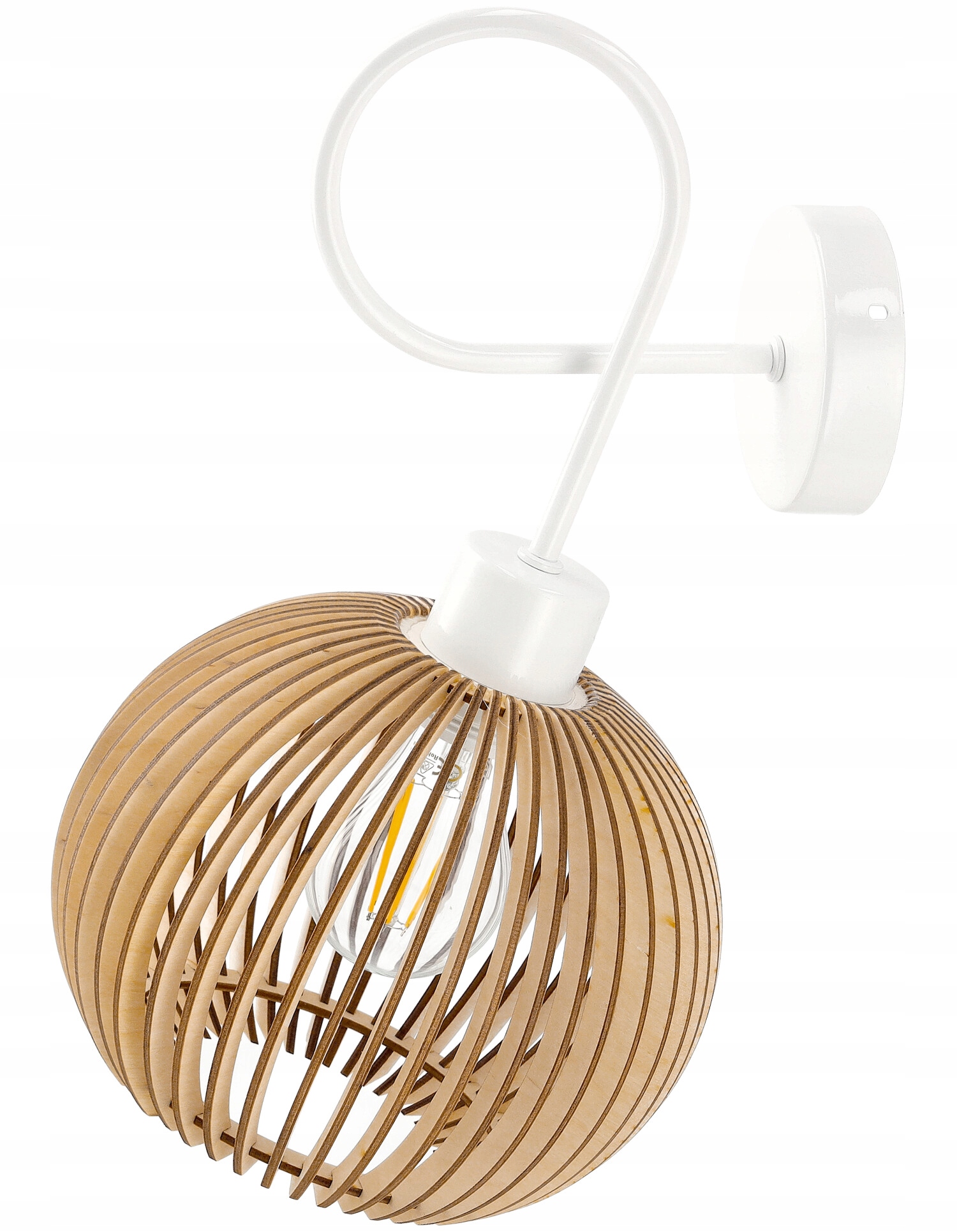 

Lampa Kinkiet Ścienny Sufitowy Drewniany Luca