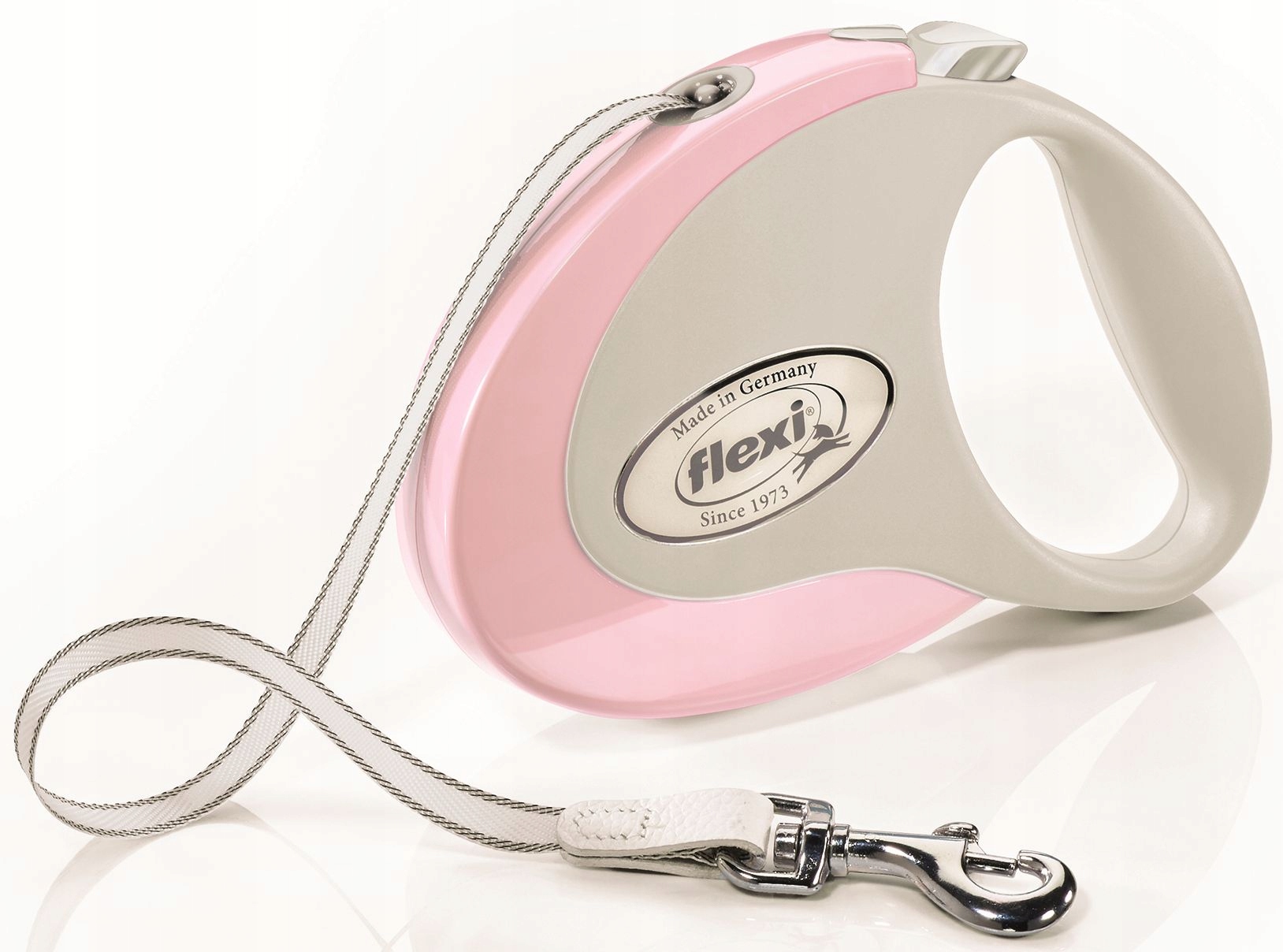 

Flexi Smycz automatyczna Style M Taśma 5m Różowa