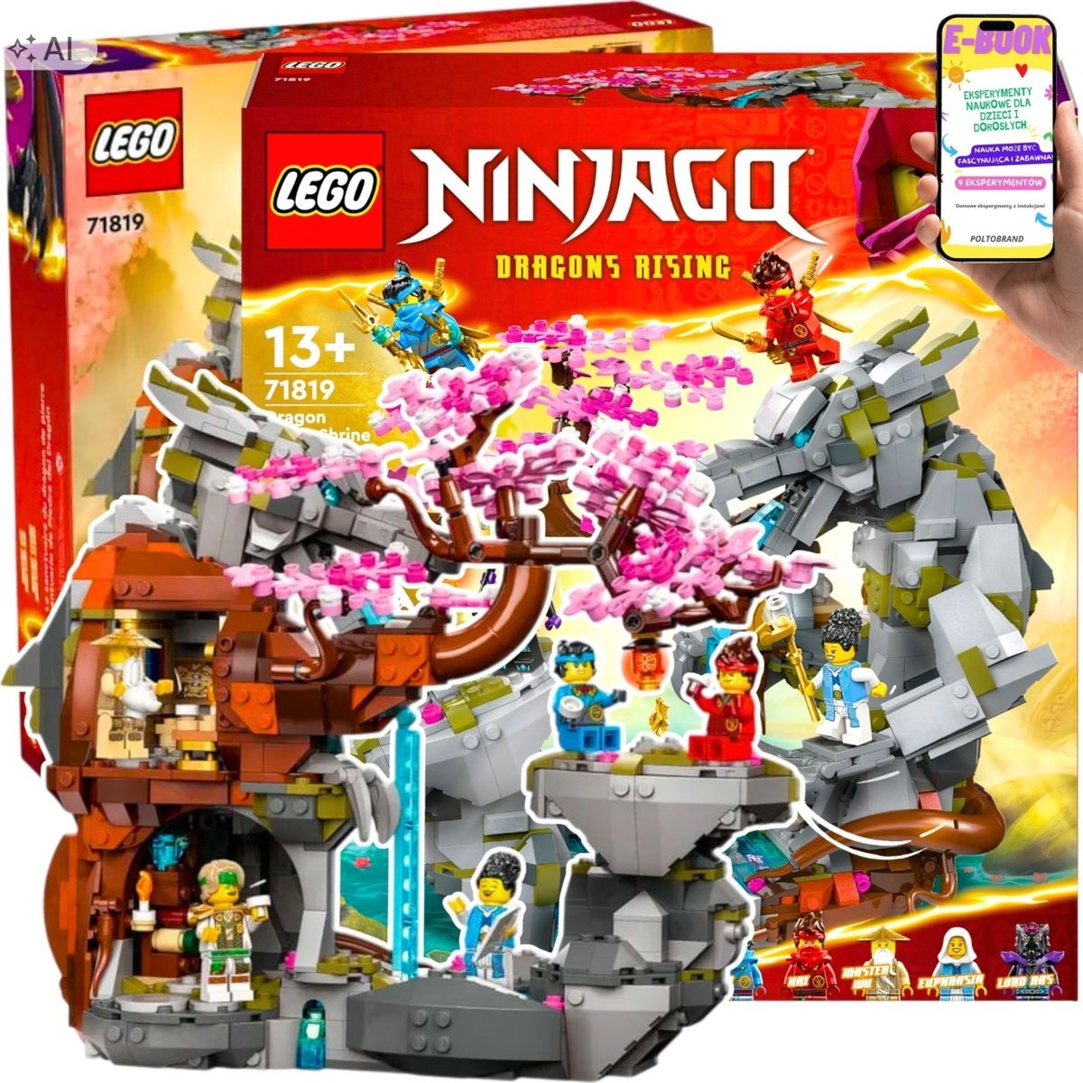 Lego Klocki Ninjago Świątynia Smoczego Kamienia Dla Chłopca Ebook