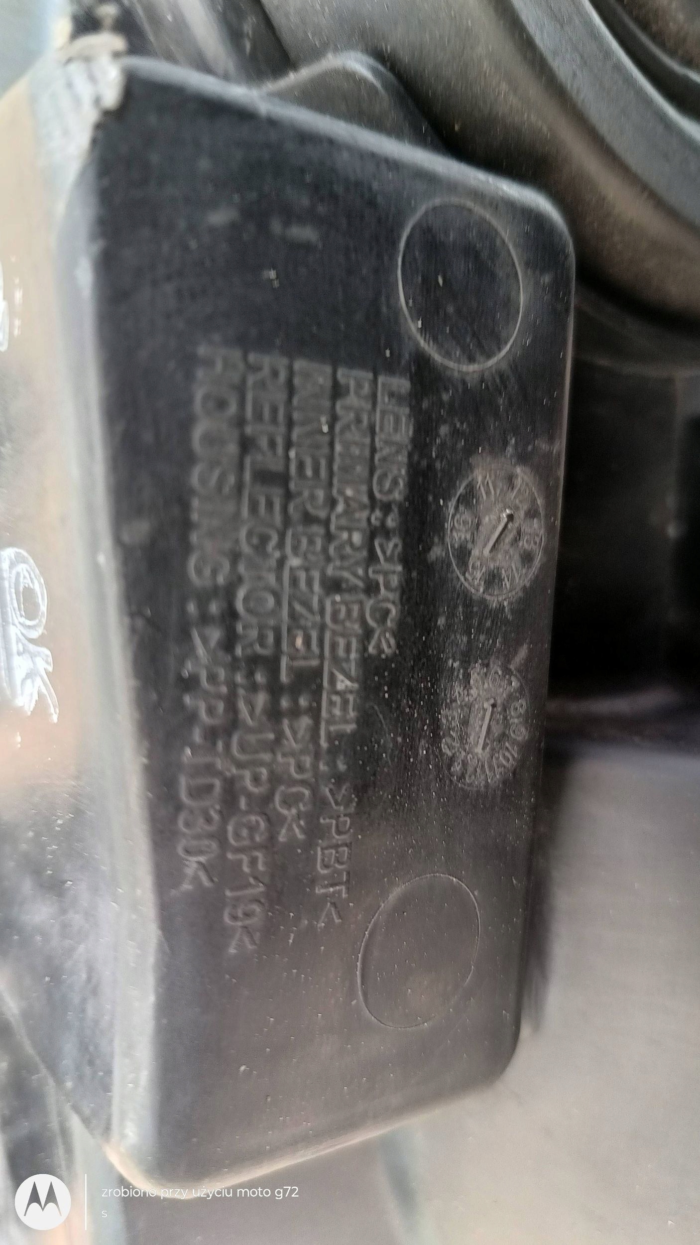CHEVROLET CRUZE and light right front right front UK J30013063