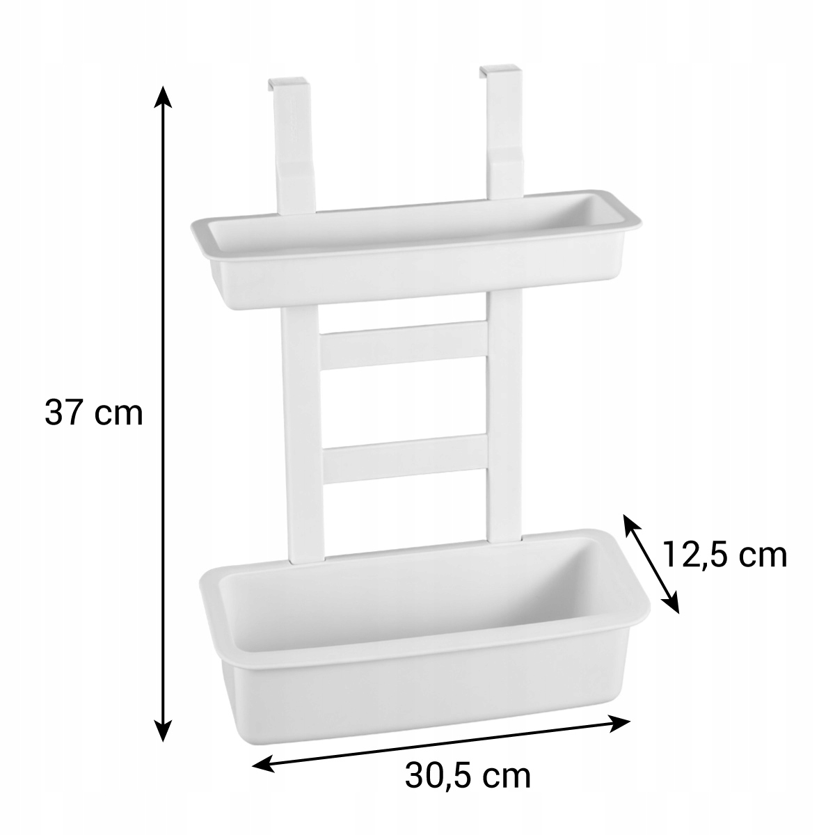 ORGANIZER WIESZAK PÓŁKA NA SZAFKĘ DRZWI POD ZLEW Długość 30.5 cm