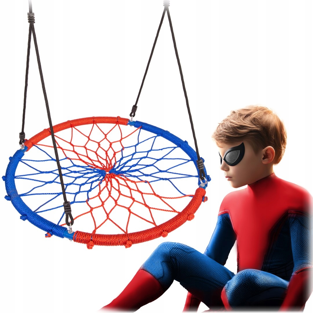 Houpačka Čapí Hnízdo Swingo 95 CM Modro-červená