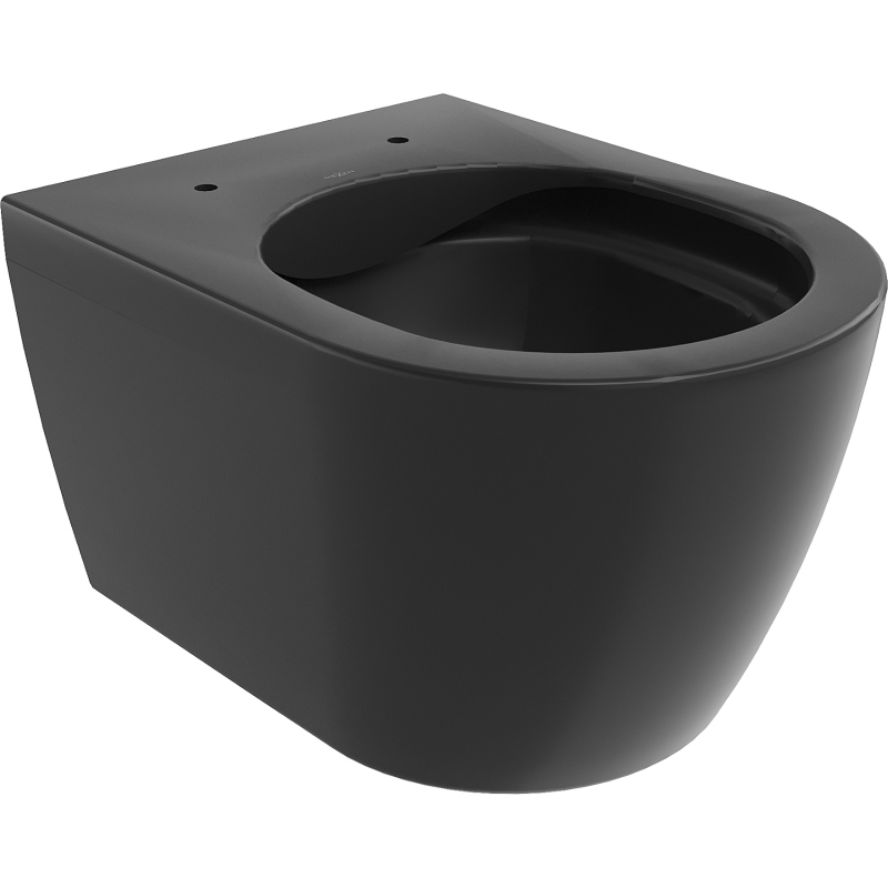 Mexen Carmen Wc mísa Rimless, Matná černá