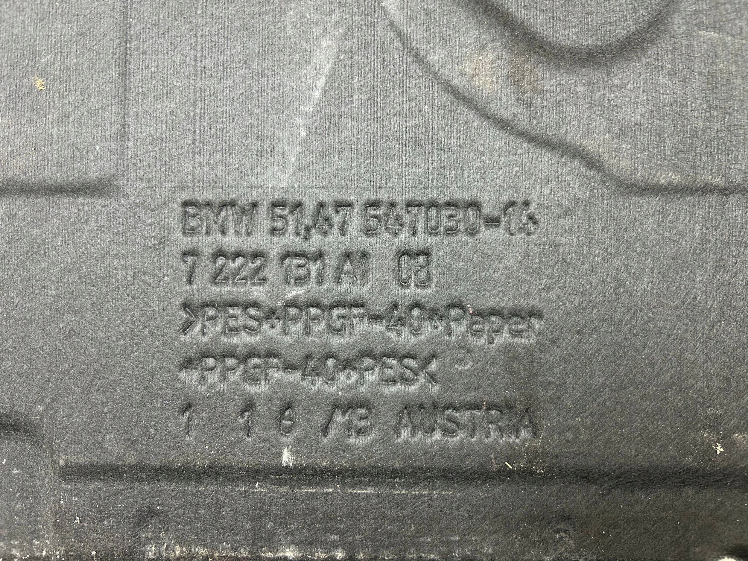 mats boot BMW 5 F10 2013 7222131
