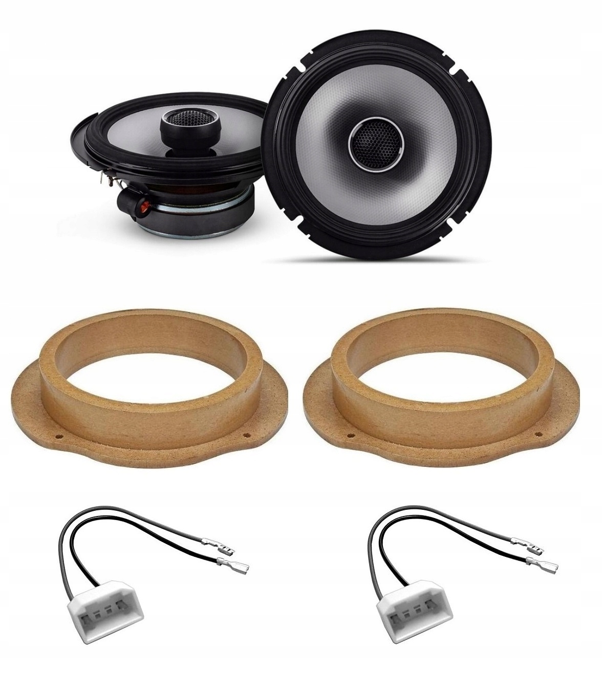 Alpine S2-S65 Automobilové reproduktory 165 mm Ford Kuga 1 Focus2 Predná Distance