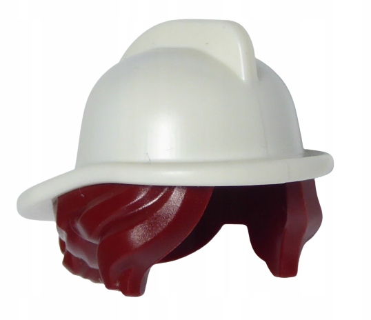 

Lego Biały Kask Strażacki z Włosami 53117/6291785