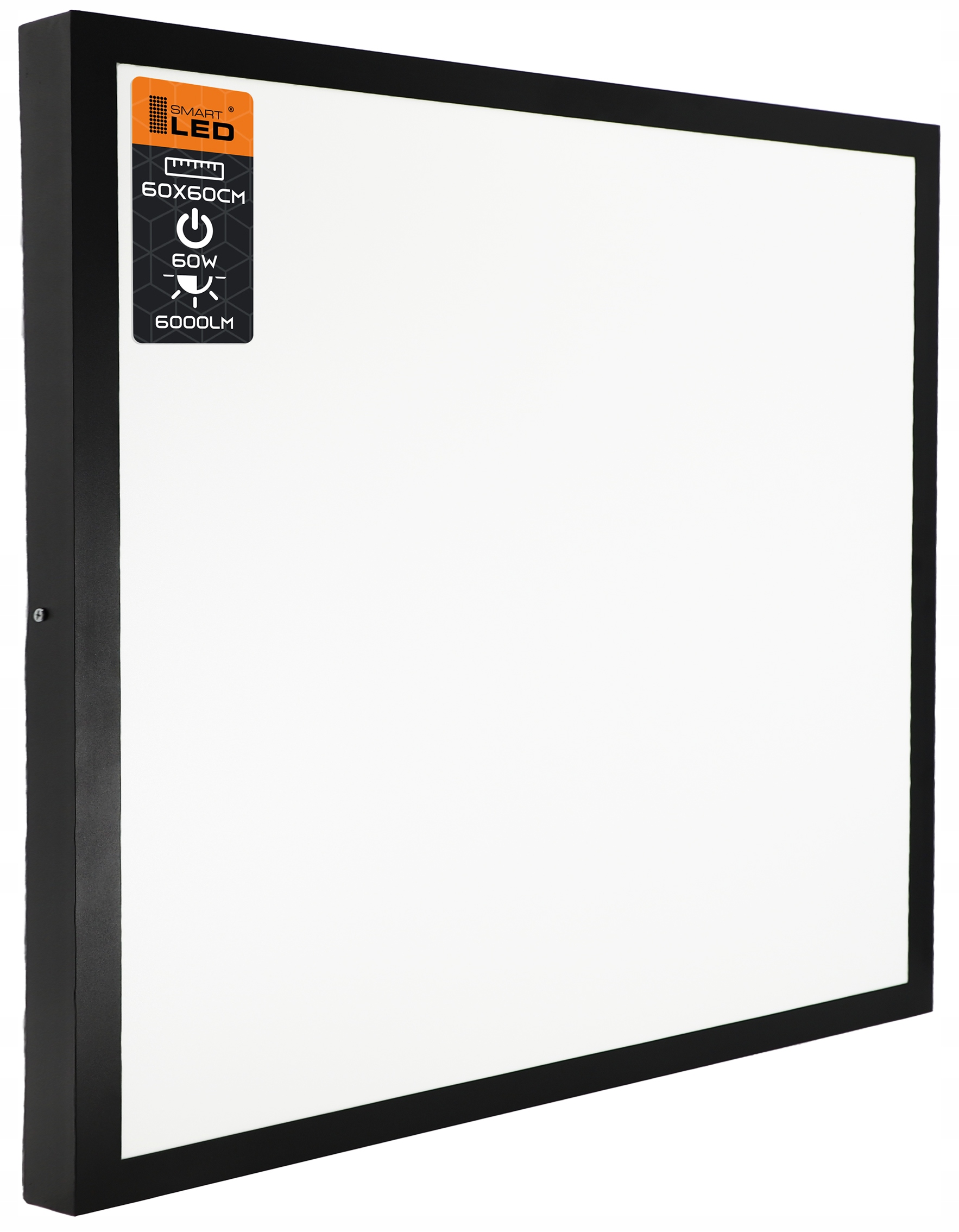 

Panel Led Natynkowy 60W czarny 60x60cm Plafon
