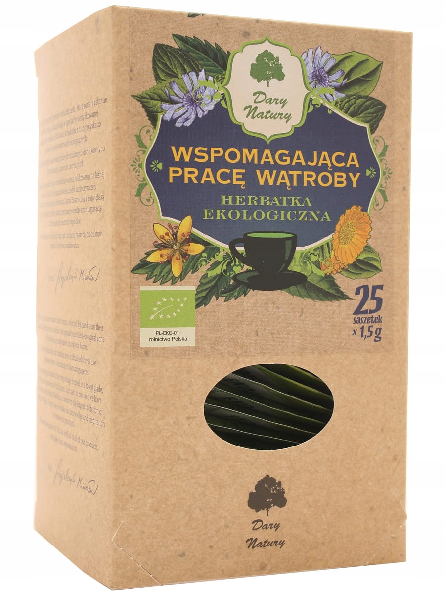 

Herbatka wspomagająca pracę wątroby Bio Dary Natur
