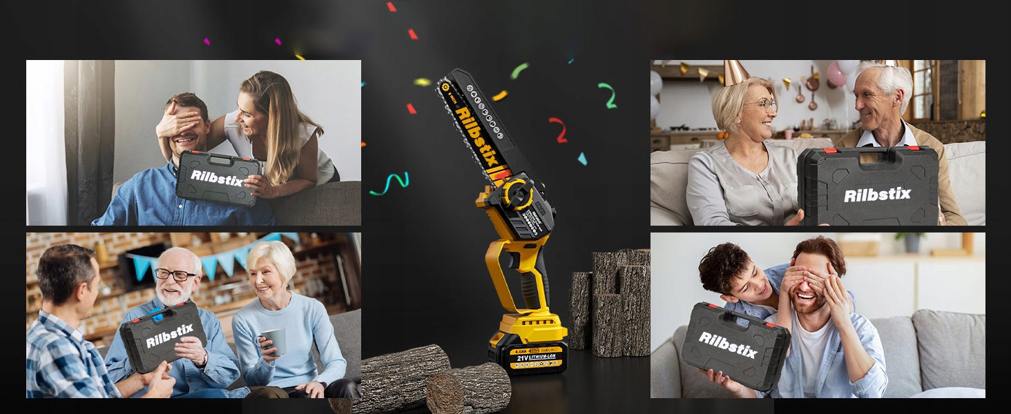 PIŁA ŁAŃCUCHOWA AKUMULATOROWA PILARKA GAŁĘZIÓWKA 6 CALI+8CALI 2 w 1 Długość łańcucha 46 cm