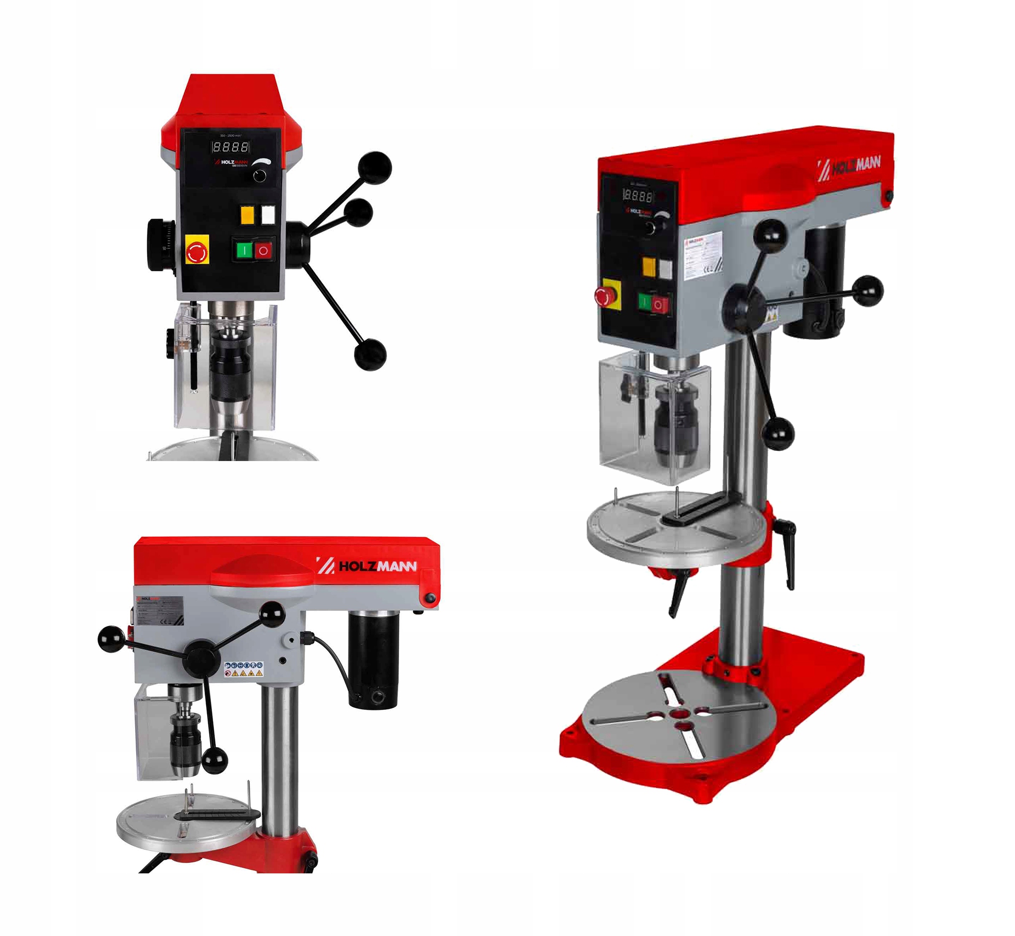 Kompaktní stolní vrtačka B16 550W mini sloupová laserová 230V