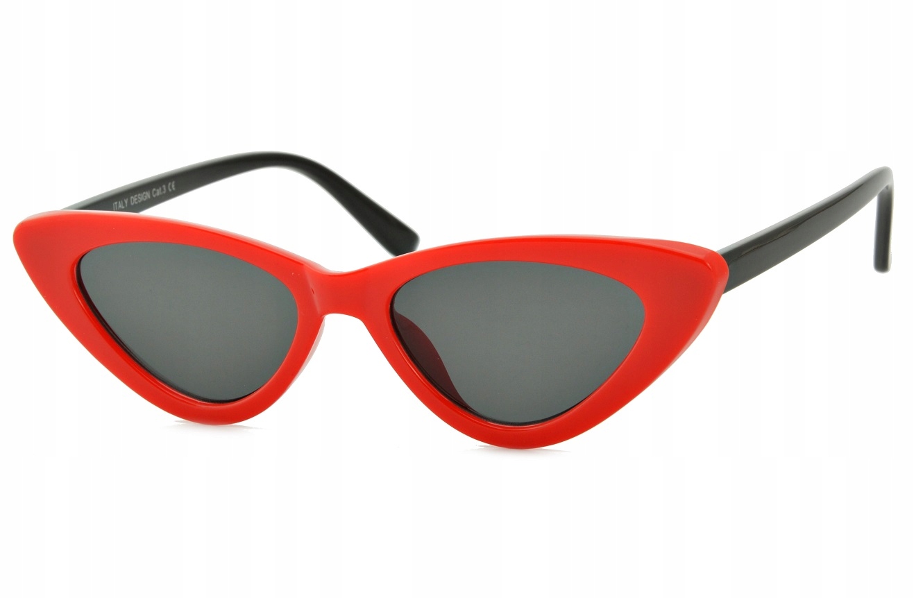 

Okulary Kocie Oczy Przeciwsłoneczne Red-black