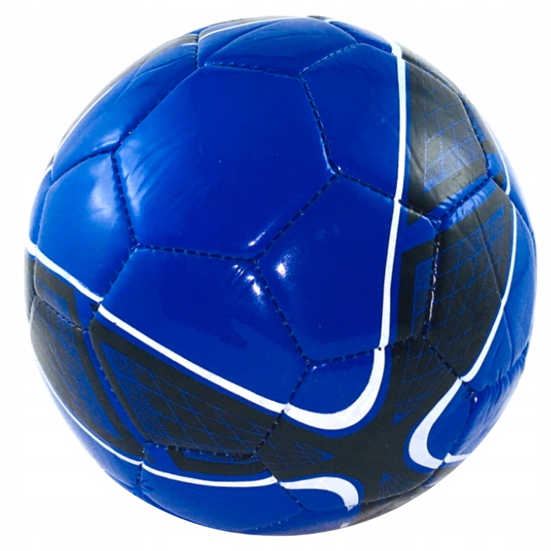 KOLOROWA PIŁKA NOŻNA DO NOGI R. 2 MAŁA CZERWONA NIEBIESKA