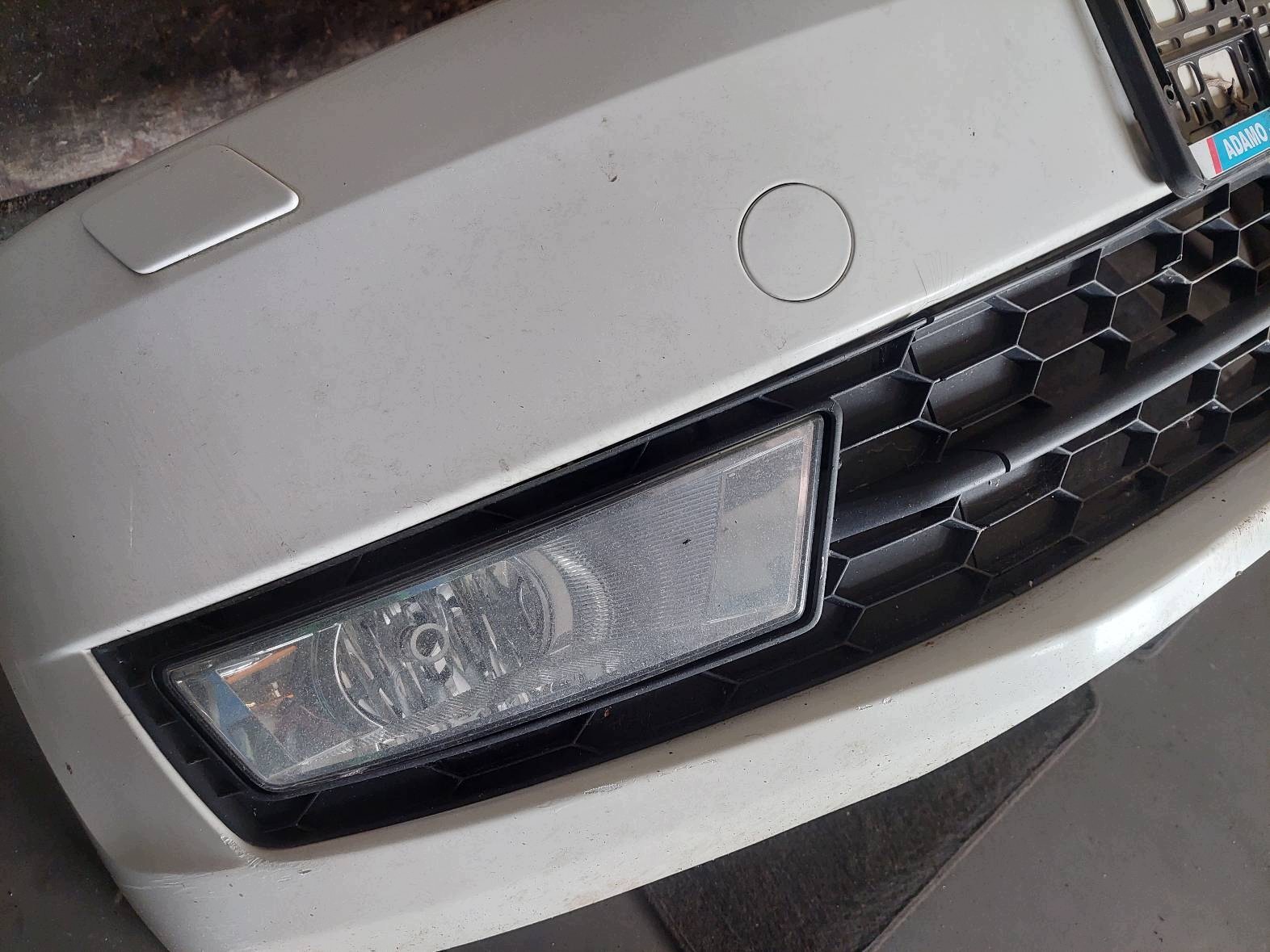 bumper front fog light washer lights grid SKODA RAPID and LF9E