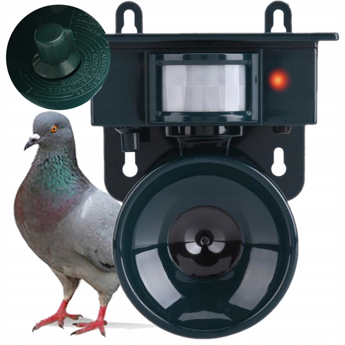 Odpuzovač Holubů A Ptáků, Ultrazvukový Solární Panel, Senzor