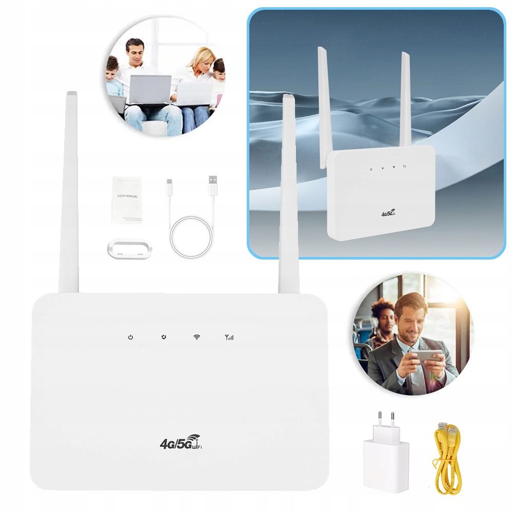 4G Lte Router Sim Router Wlan Mobilní Hotspot Wi-fi 300 Mbps Se 2 Anténami