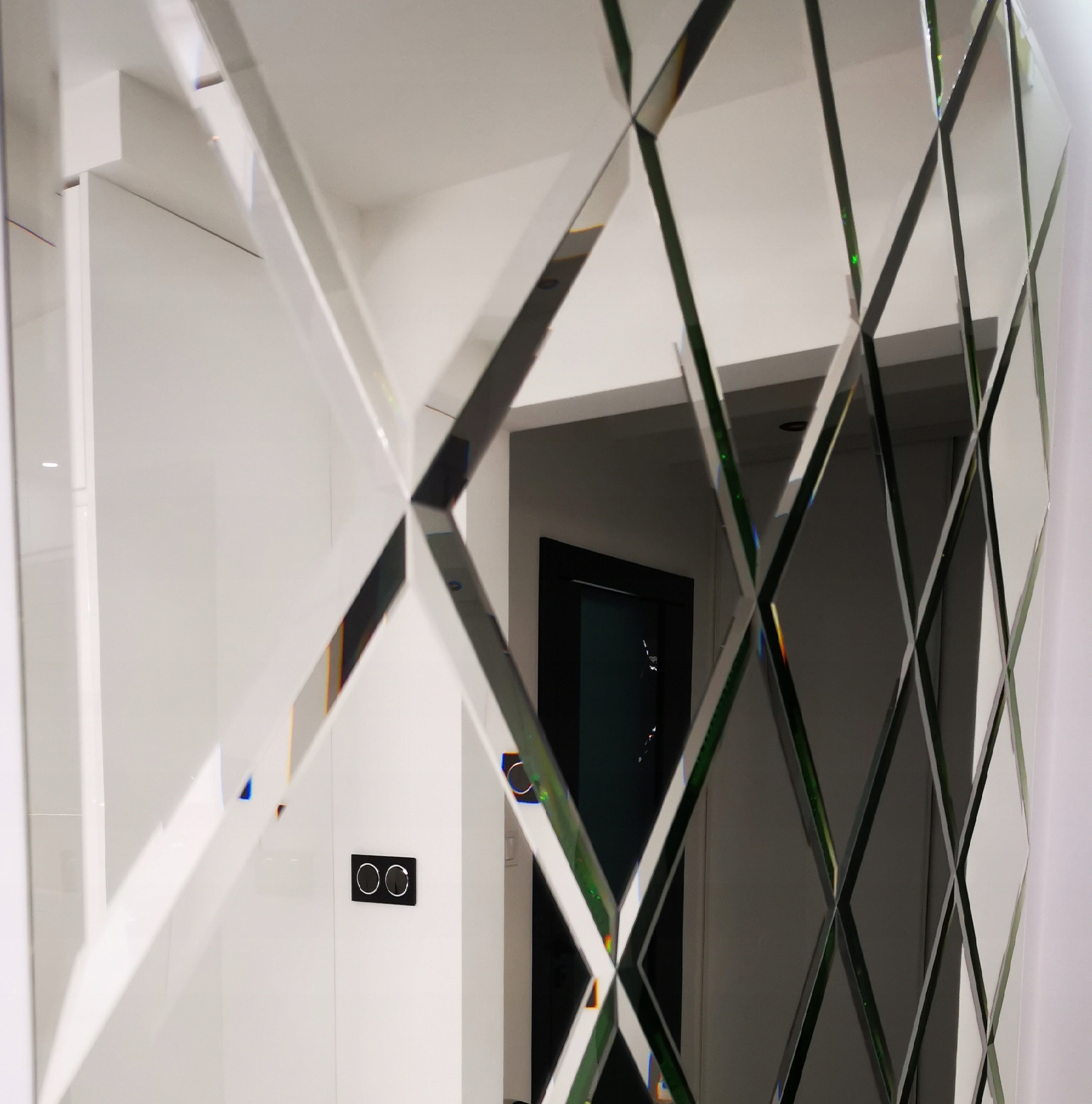 Zrcadlo Glamour 60x150 cm zrcadlové dlaždice s fazetami pro každý rozměr design