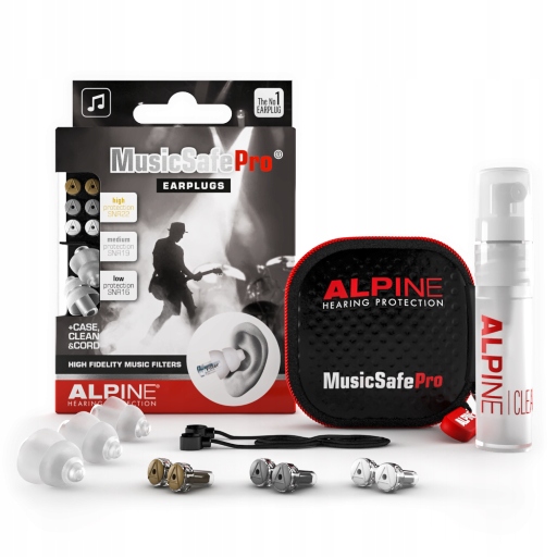 

Zatyczki dla muzyków Alpine MusicSafe Pro etui