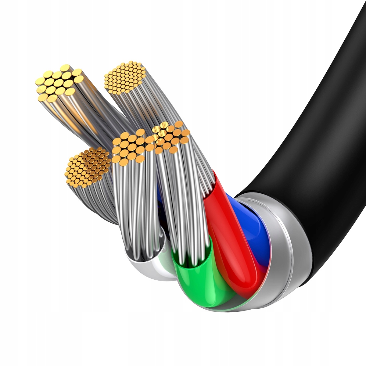 BASEUS KABEL USB-C SZYBKIE ŁADOWANIE DO IPHONE LIGHTNING PRZEWÓD PD 20W 2M Kolor czarny