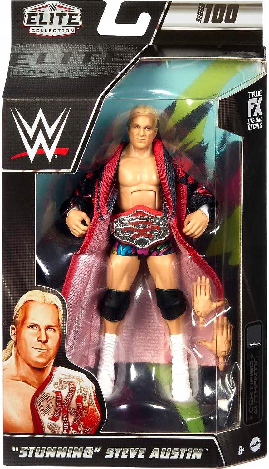 WWE Elite “Stunning” Steve Austin Figurka Akcji