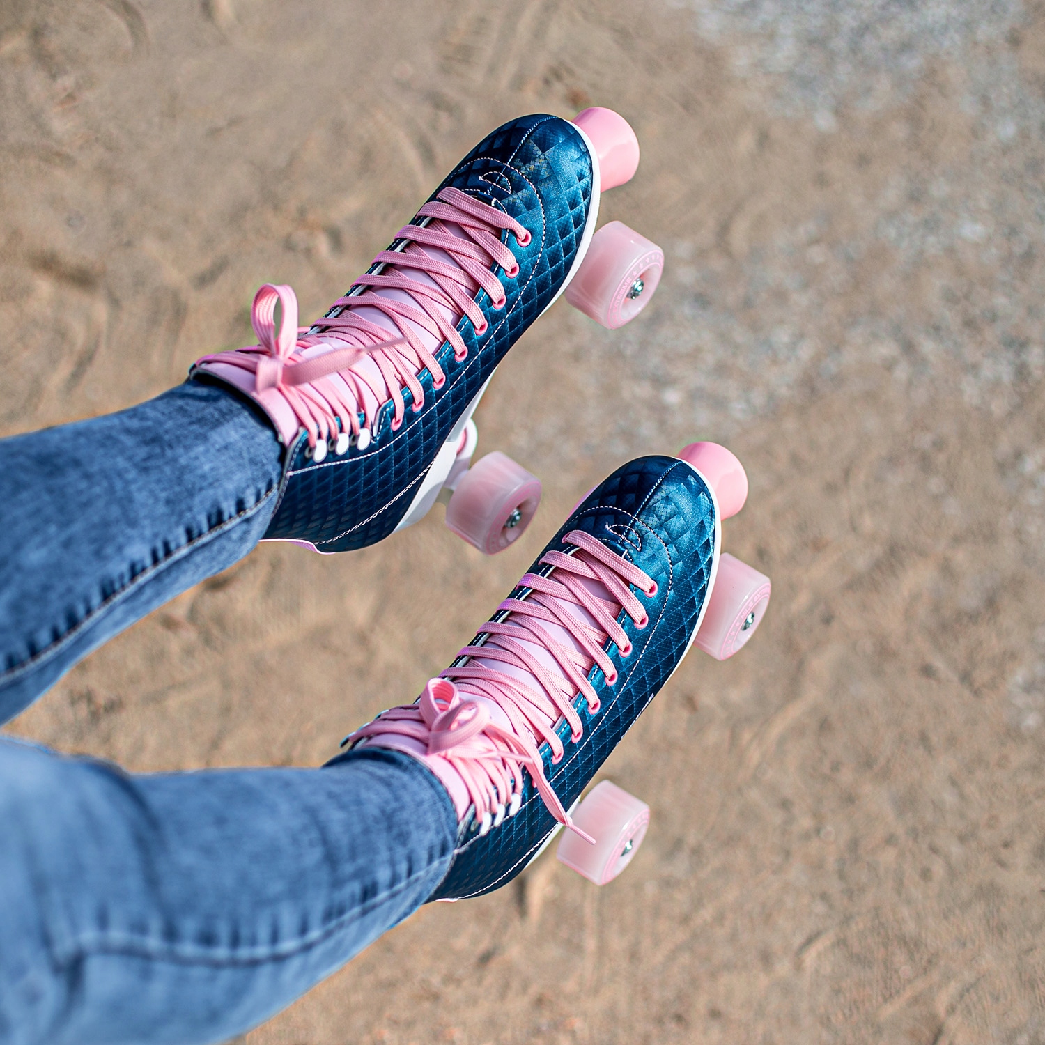 Wrotki retro klasyczne figurowe kauczukowe 36 Liczba kół 4