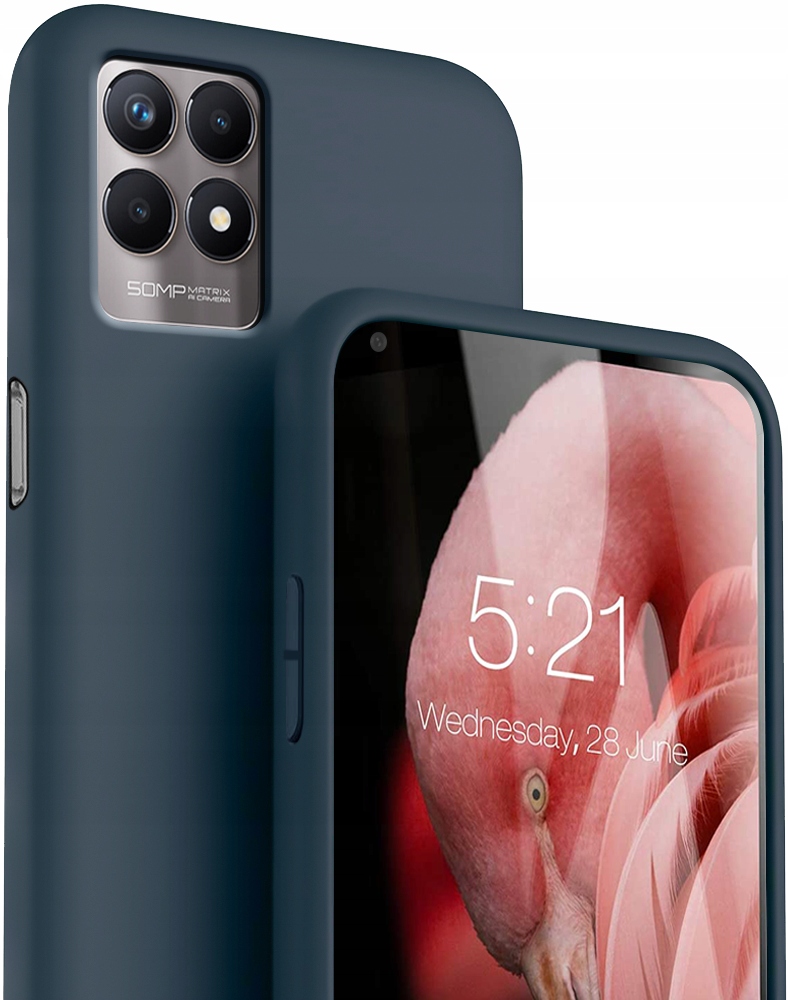 

Etui Case Silicone Szkło 9H do Realme 8i