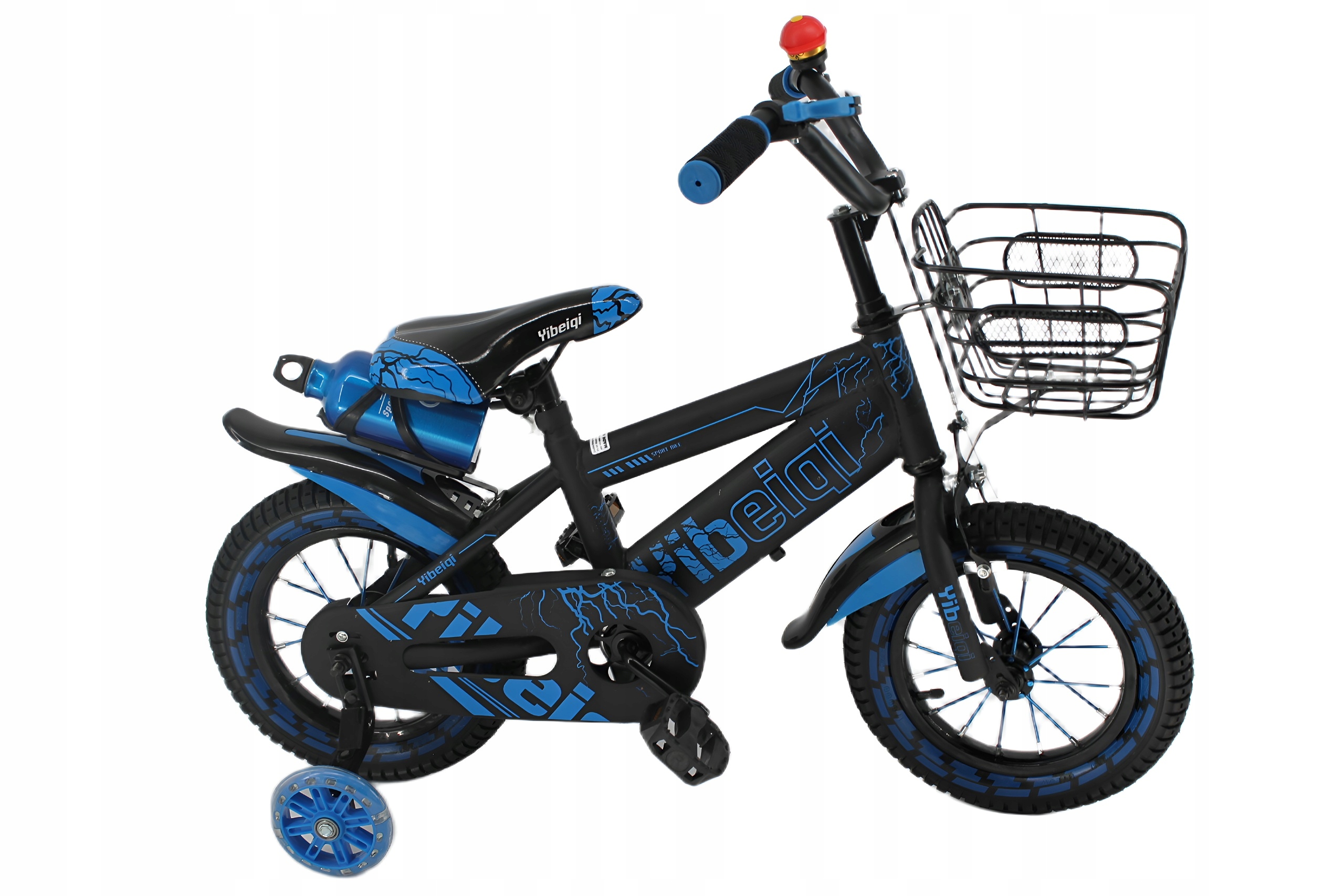 Rower Dziecięcy Rowerek 16 Cali Dla Dziecka Chłopca Koszyk Niebieski