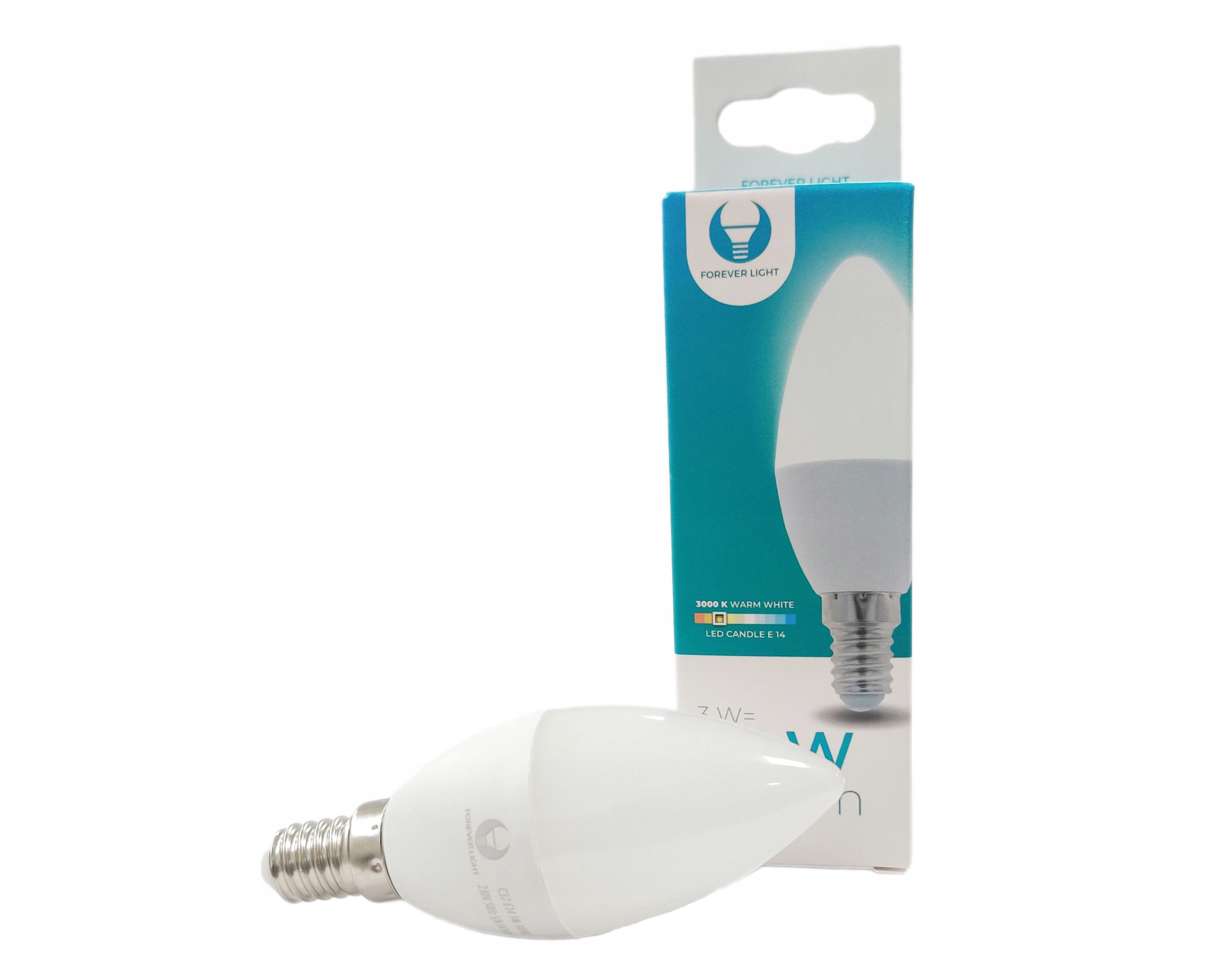 

Żarówka Led E14 3W C37 240lm biała ciepła świeczka
