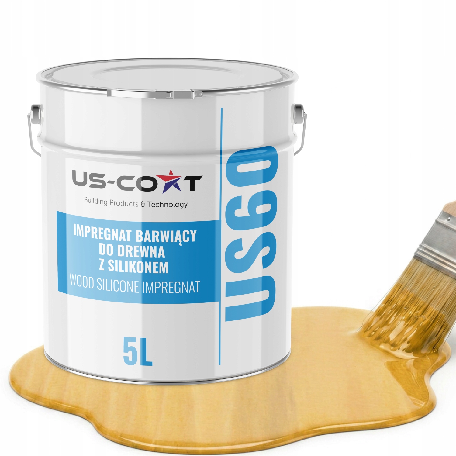 Impregnat Do Drewna Extra Farba Z Silikonem Chron Trwały Sosna 5L