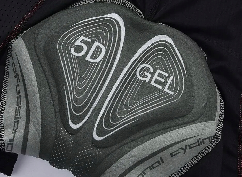 SPODENKI ROWEROWE Z WKŁADKĄ ŻELOWĄ ARSUXEO SPORTOWE MĘSKIE NA ROWER 5D XXL Płeć produkt uniseks