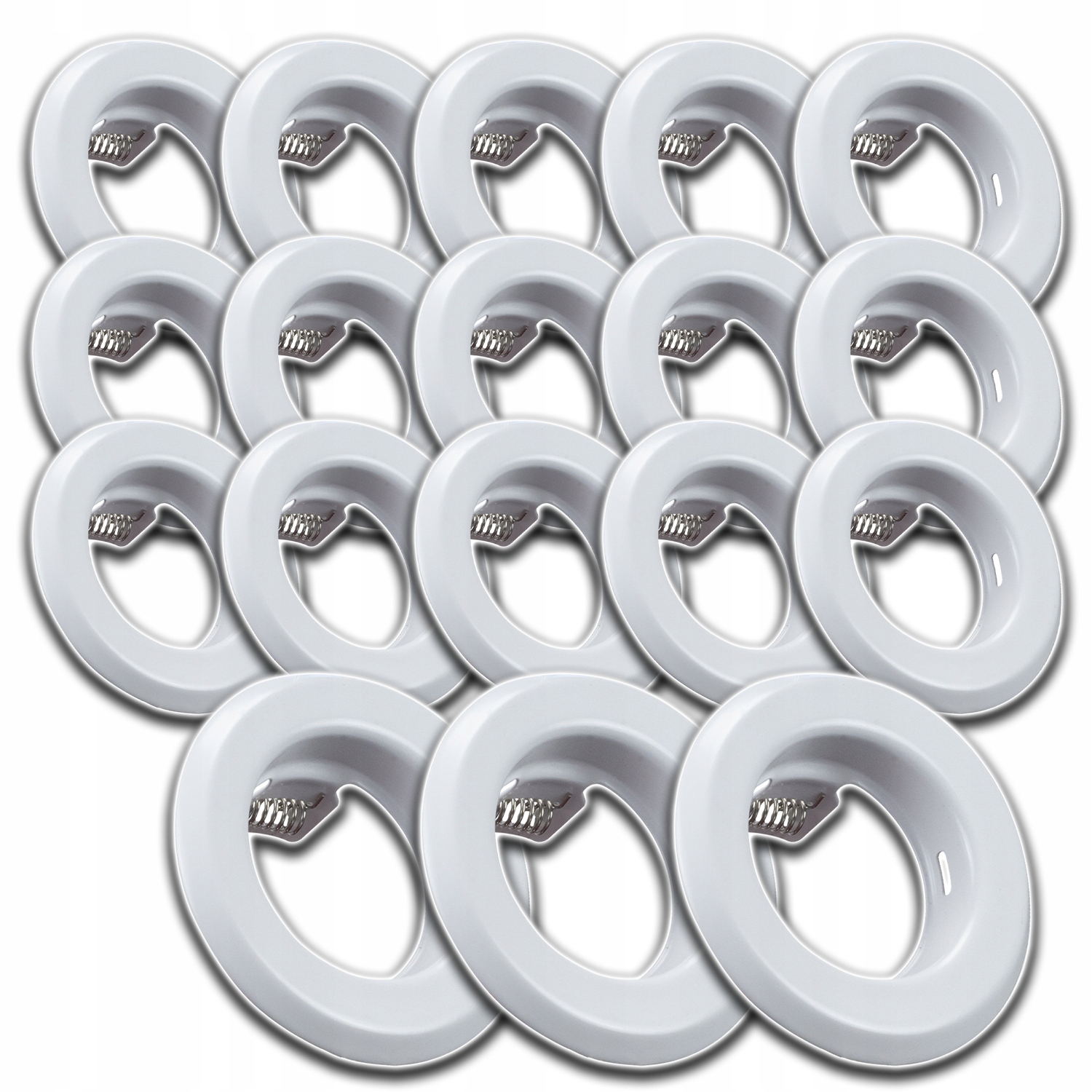 18 x Aluminiové Stropní Svítidlo Podomítkové Očko Na Strop Bílé