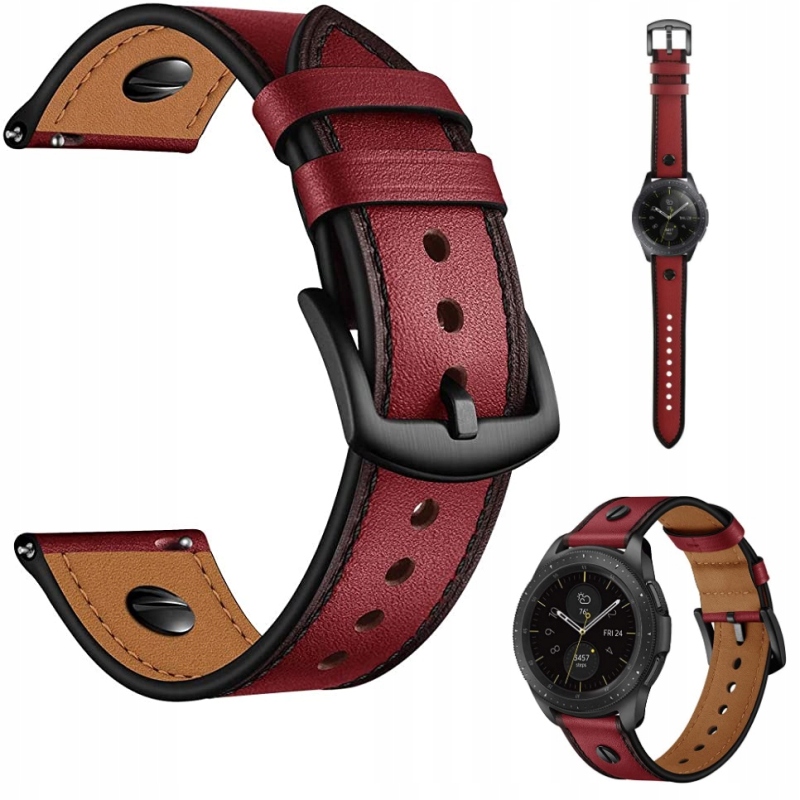 

Skórzany Do Amazfit Bip Gtr 42MM Gts 4 Mini Pasek