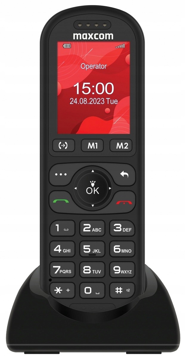 Telefon stacjonarny na kartę sim Maxcom Comfort MM39D 4G Radio Fm