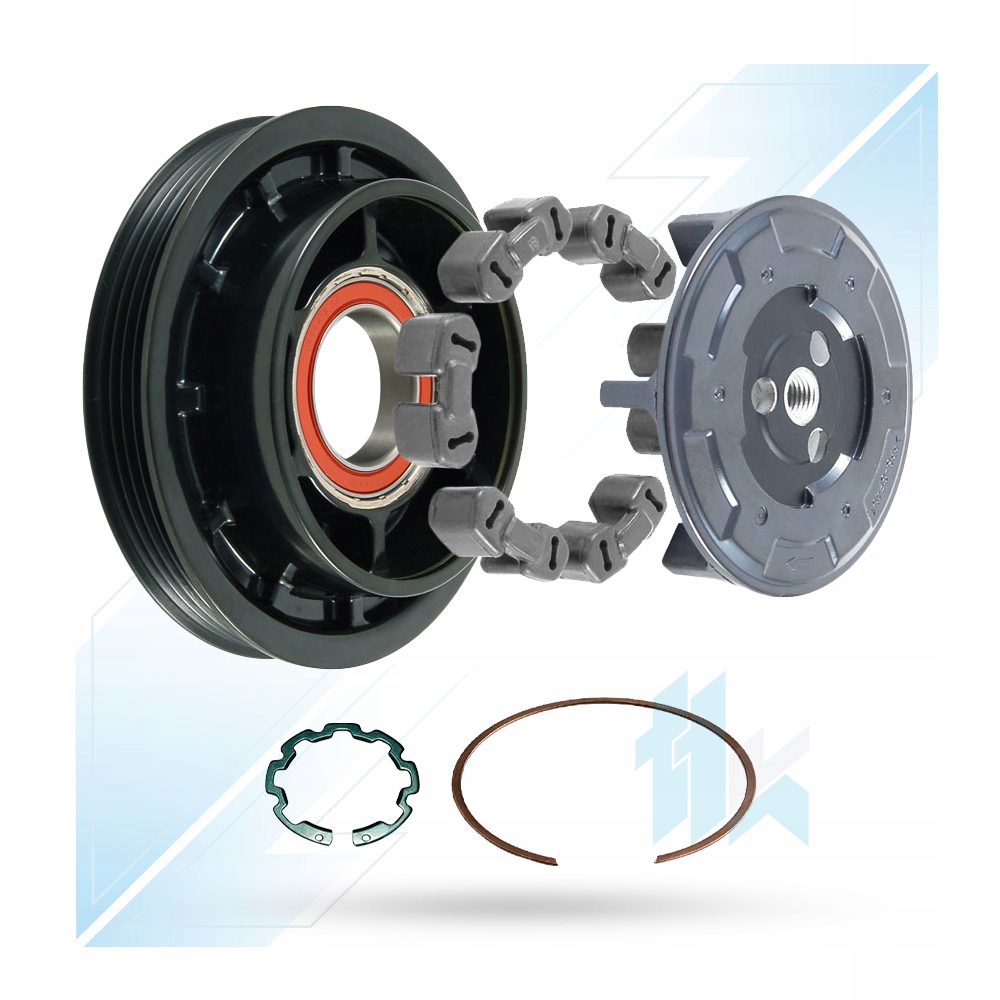110D6E6400 - Компрессорная муфта klimy Pontiac G8 Holden Commodo