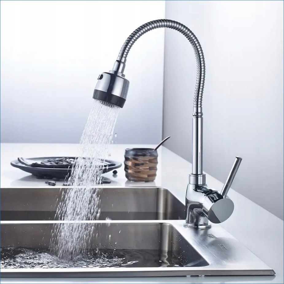 BATERIA KUCHENNA UMYWALKOWA NABLATOWA ELASTYCZNA WYLEWKA FLEX 2F KRAN ZLEW Kod producenta K0730V2