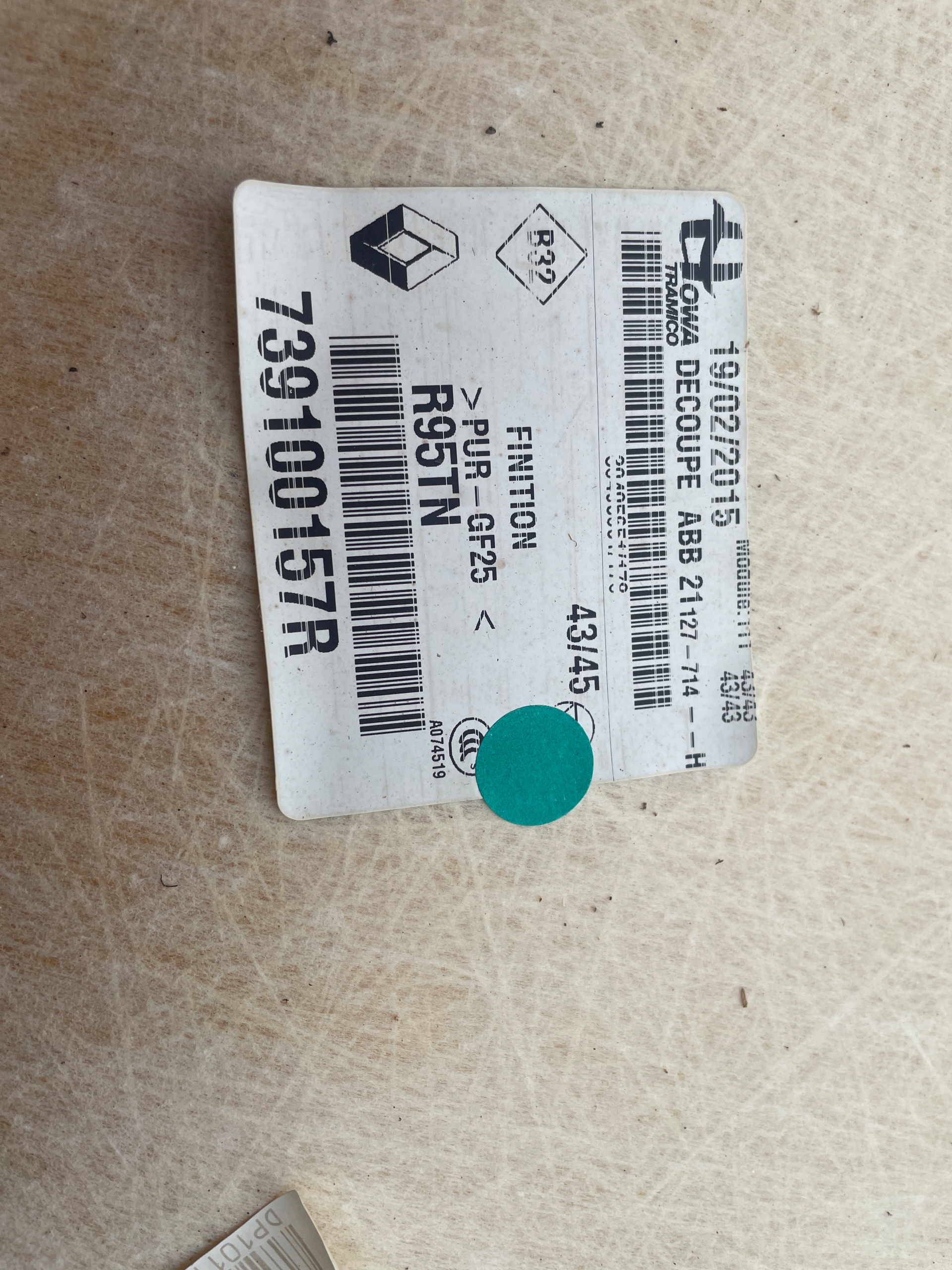 renault SCENIC III 3 потолок 739100157R