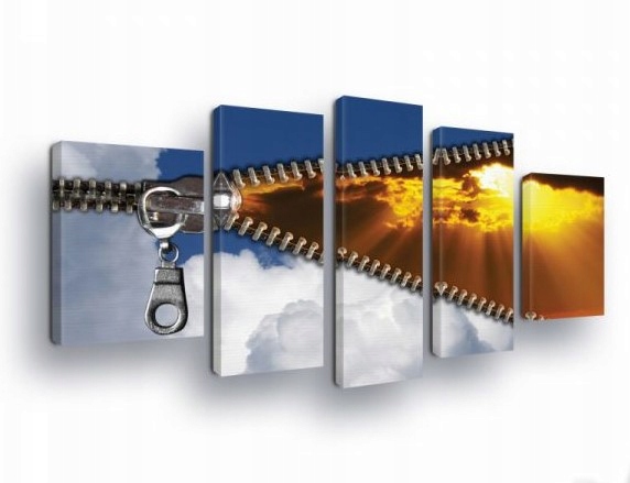 Obraz 170x100 Nebe blesk mraky světlo surrealismus metafora změna
